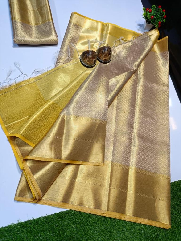 Banarsi tissue soft silk Saree