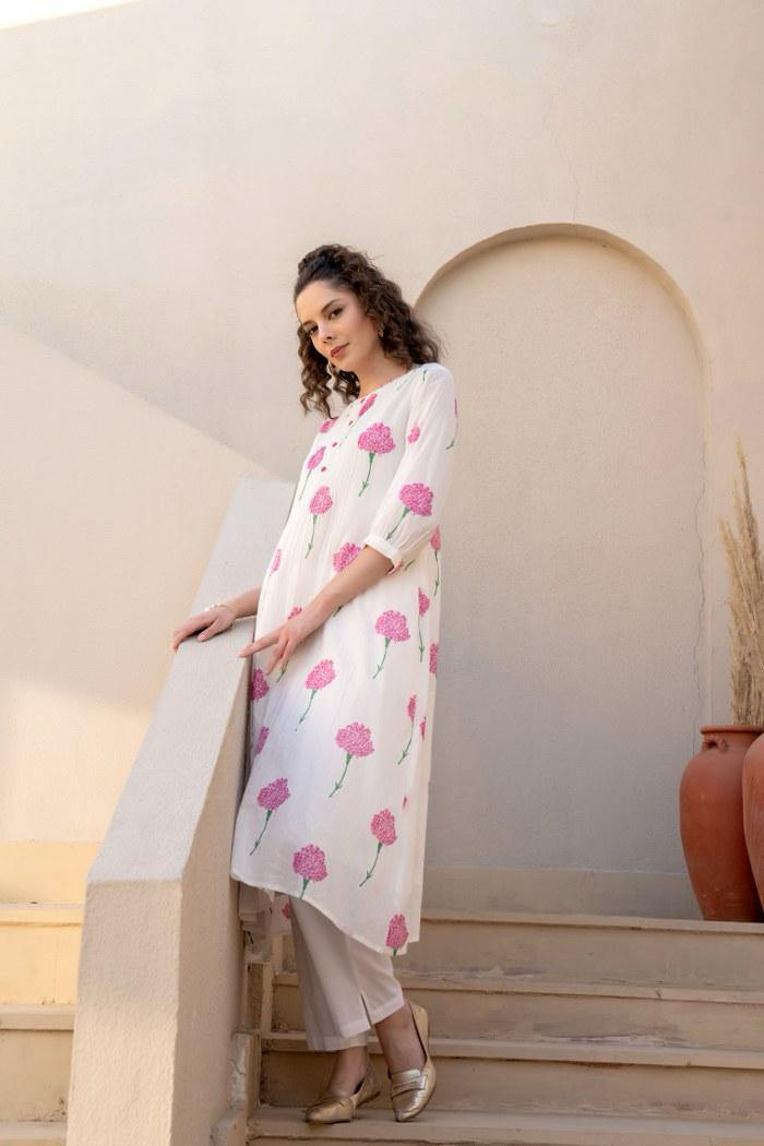 Premium Malmal Cotton Kurta set