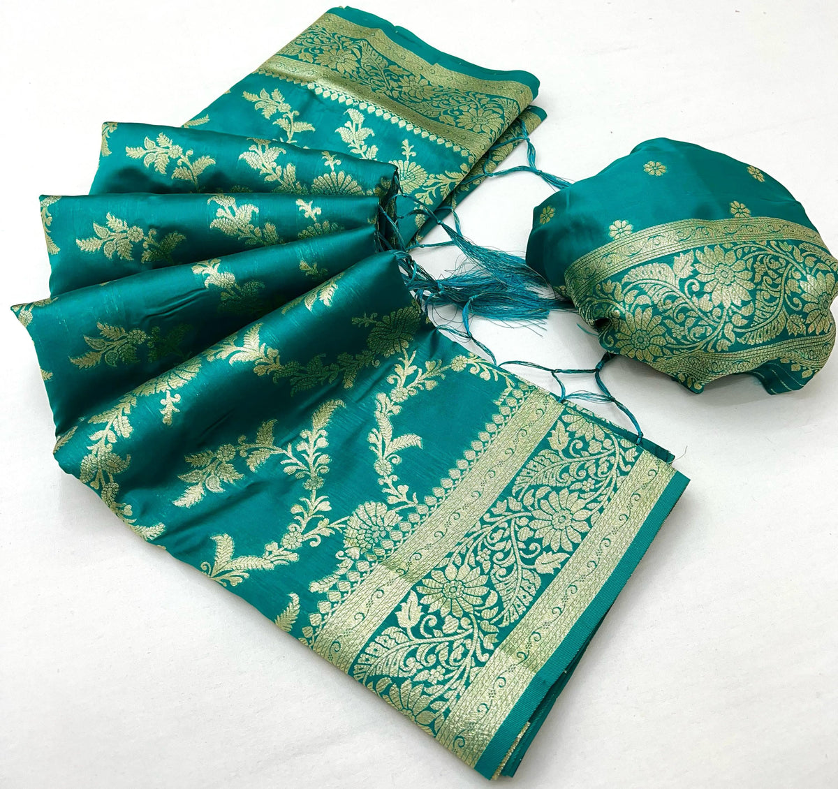 Traditional Banarasi silk saree