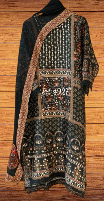 Muslin Semi Stiched Fabric