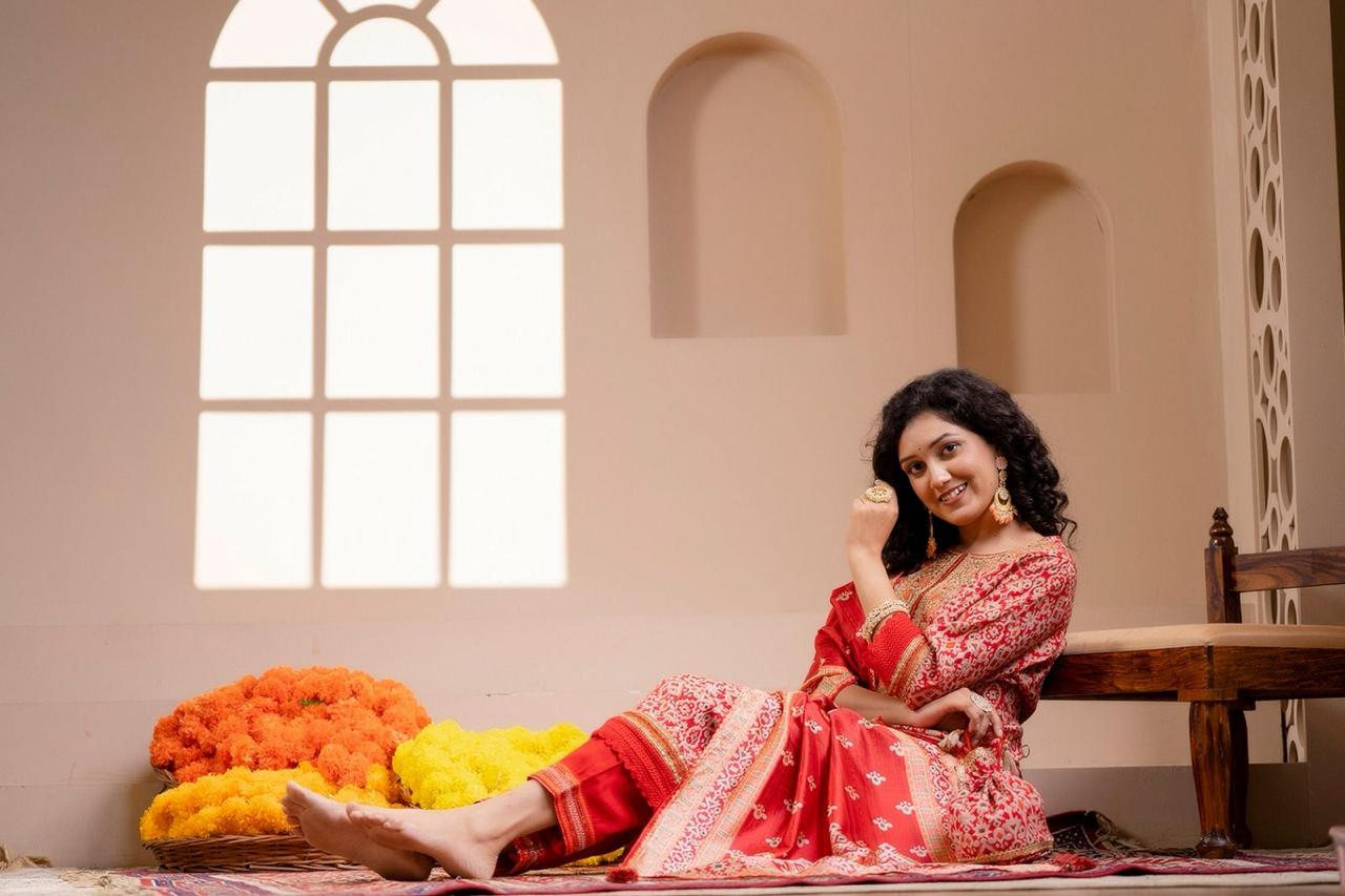 Patola Party Wear Dupatta Set