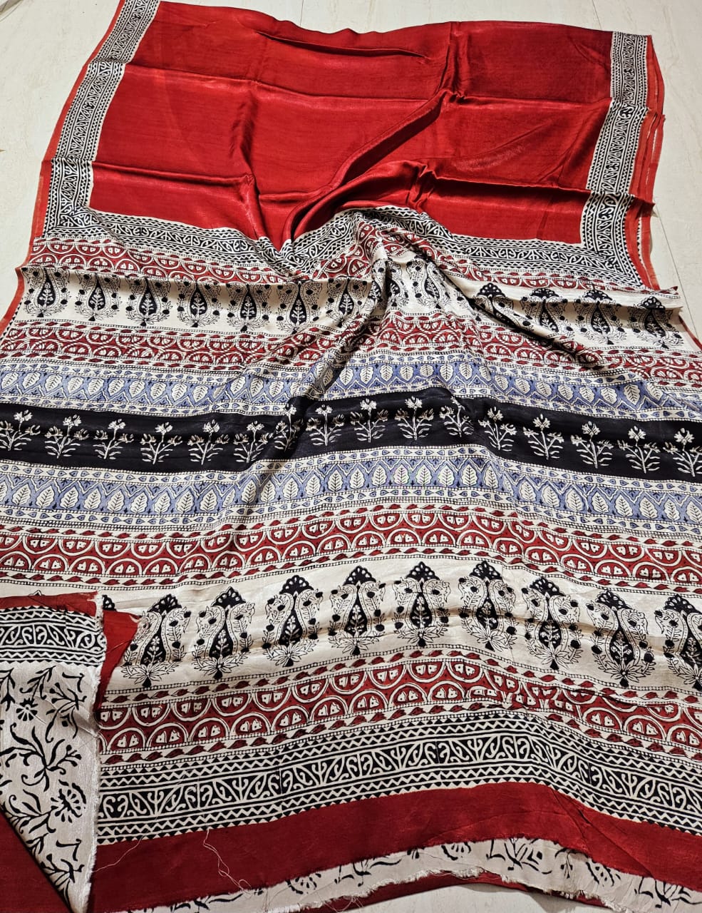 Natural Dye Vegetable Ajrak Print