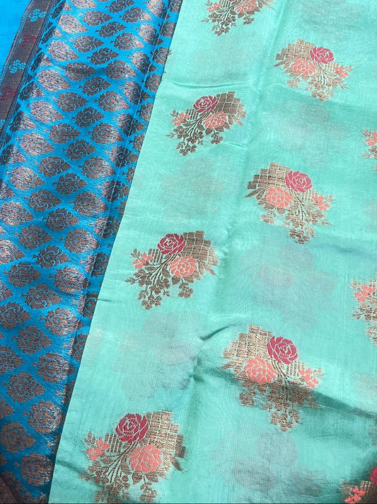Pure Silk Saree with Banarasi Weave