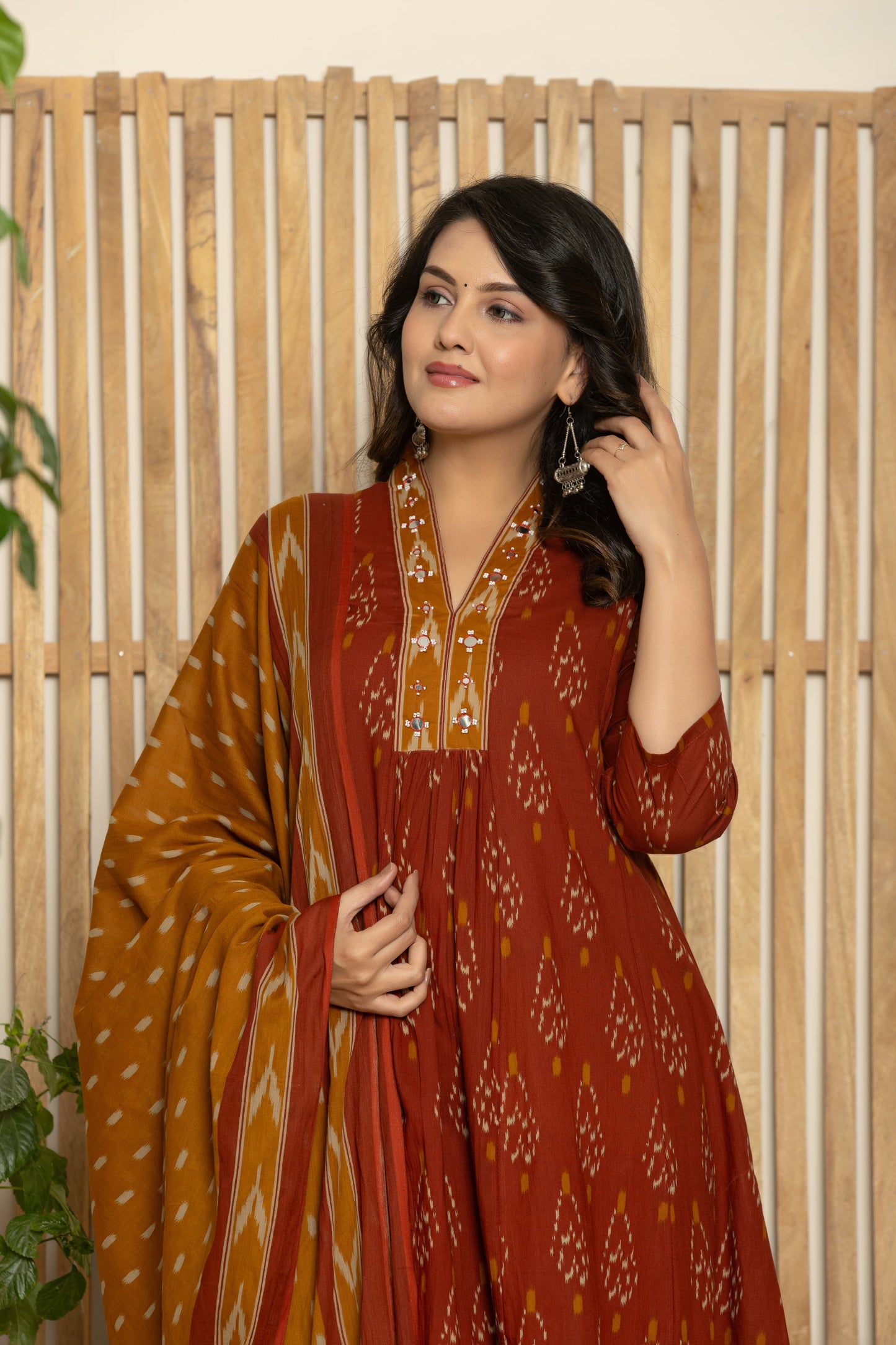 Pure cotton Printed dupatta set