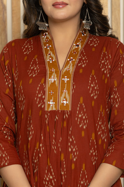 Pure cotton Printed dupatta set