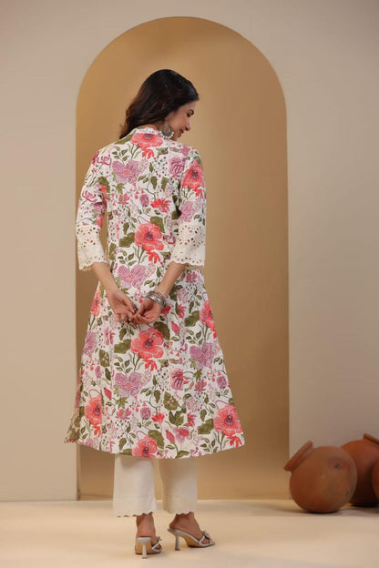 Cotton Flex Printed Kurta Set