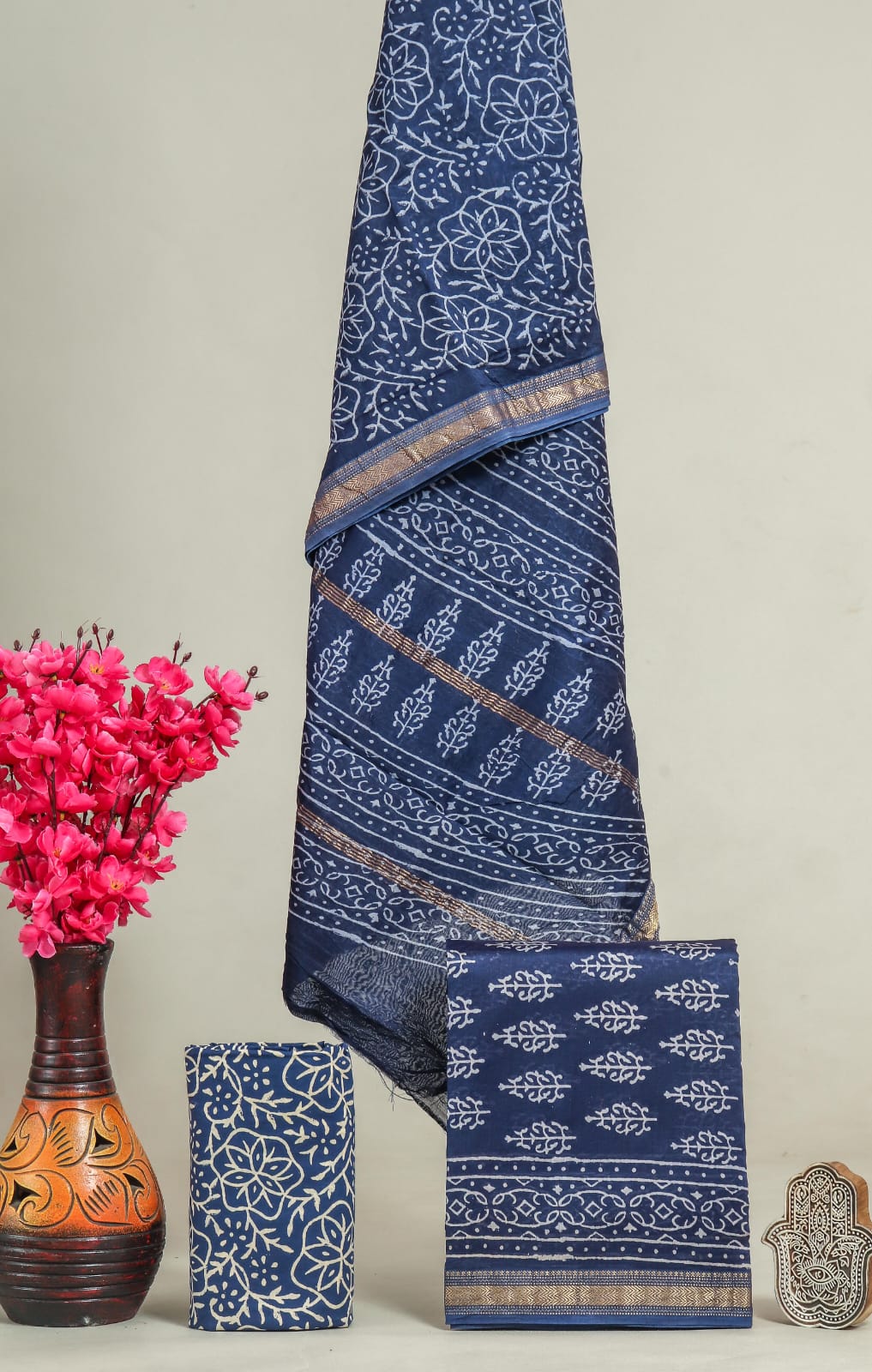Maheshwari Silk Suit Fabric