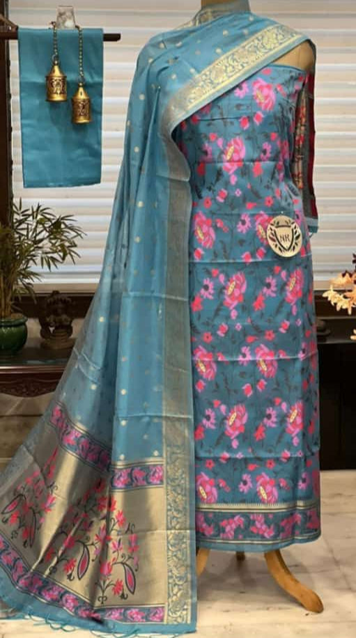 Banarasi Jamdani Suit pc