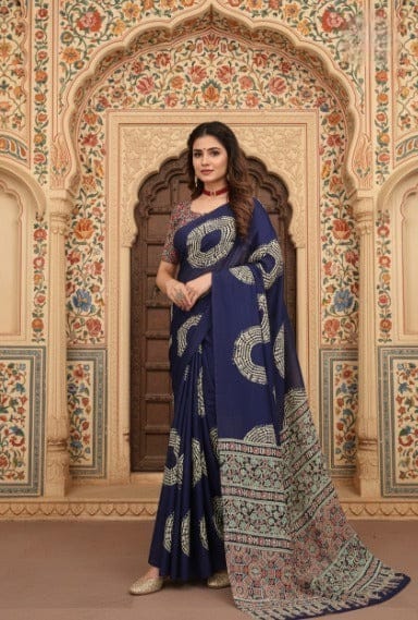 Crepe Silk Saree
