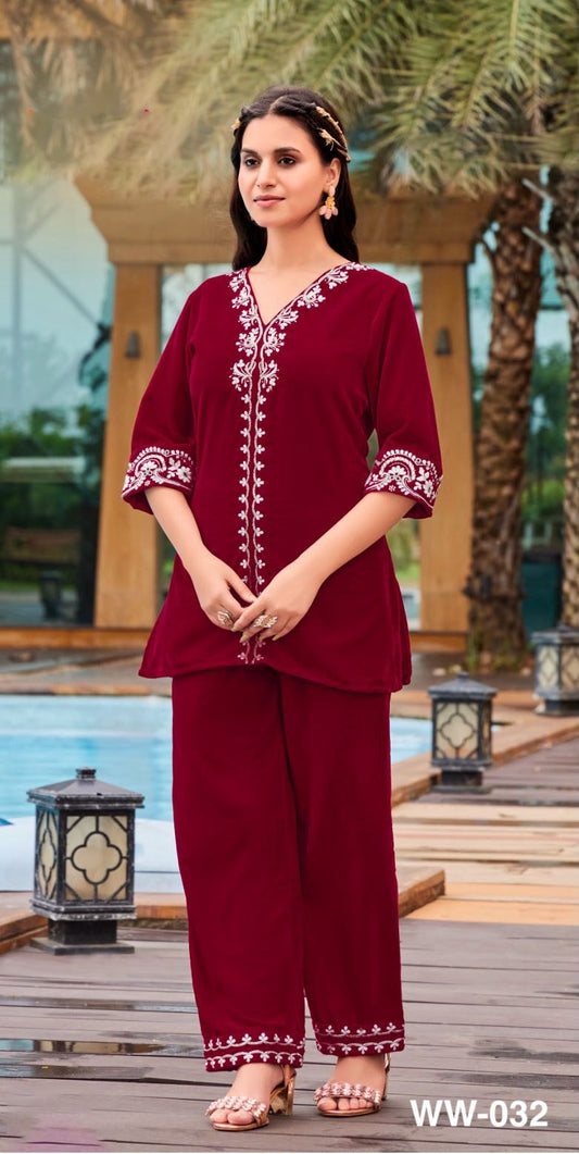 Velvet Chord Set (Magenta)