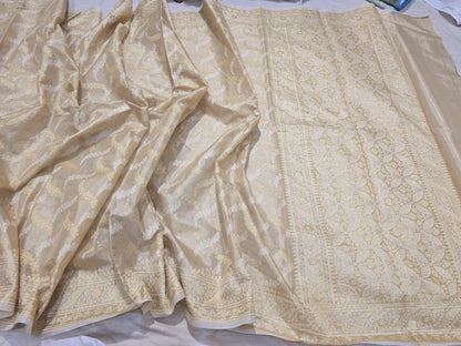 Banarasi Tissue Jamdani Jangala Saree