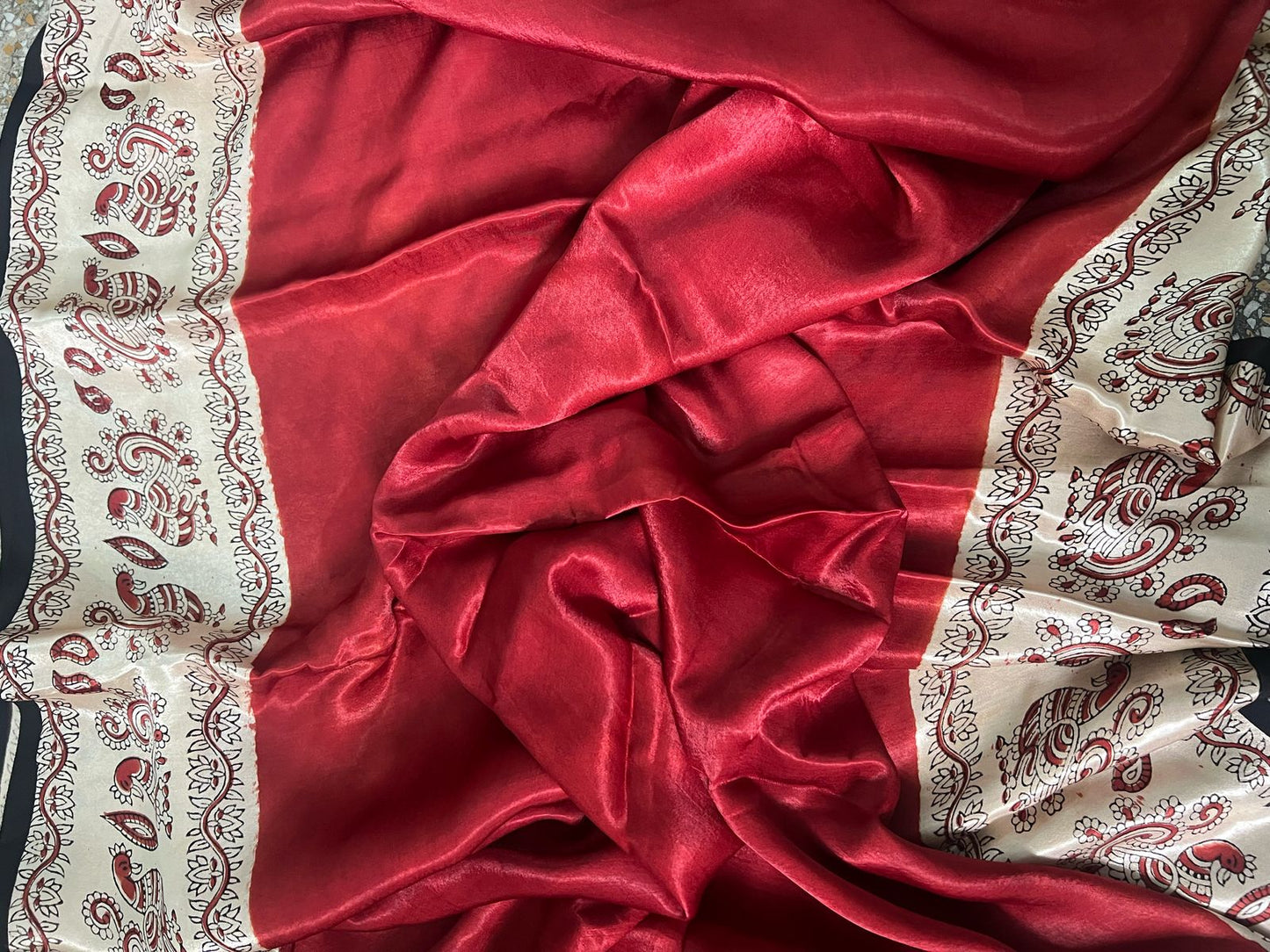 Natural Dyed Modal Silk Saree