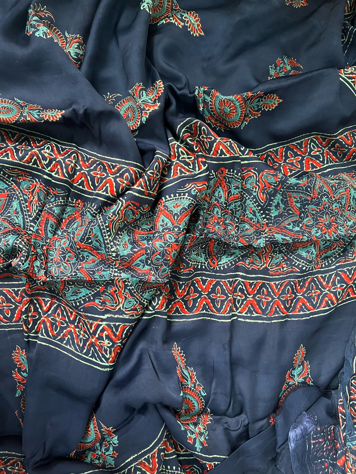 Natural Dyed Modal Silk Saree
