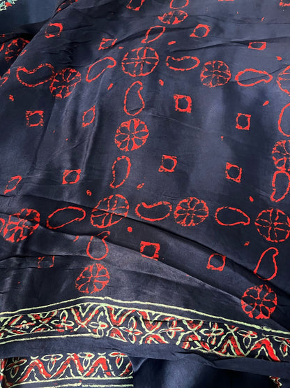 Natural Dyed Modal Silk Saree