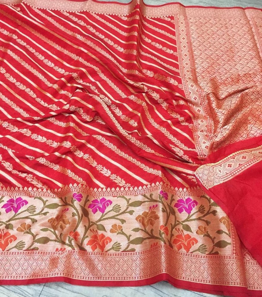 Semi Georgette Tifli Border Saree